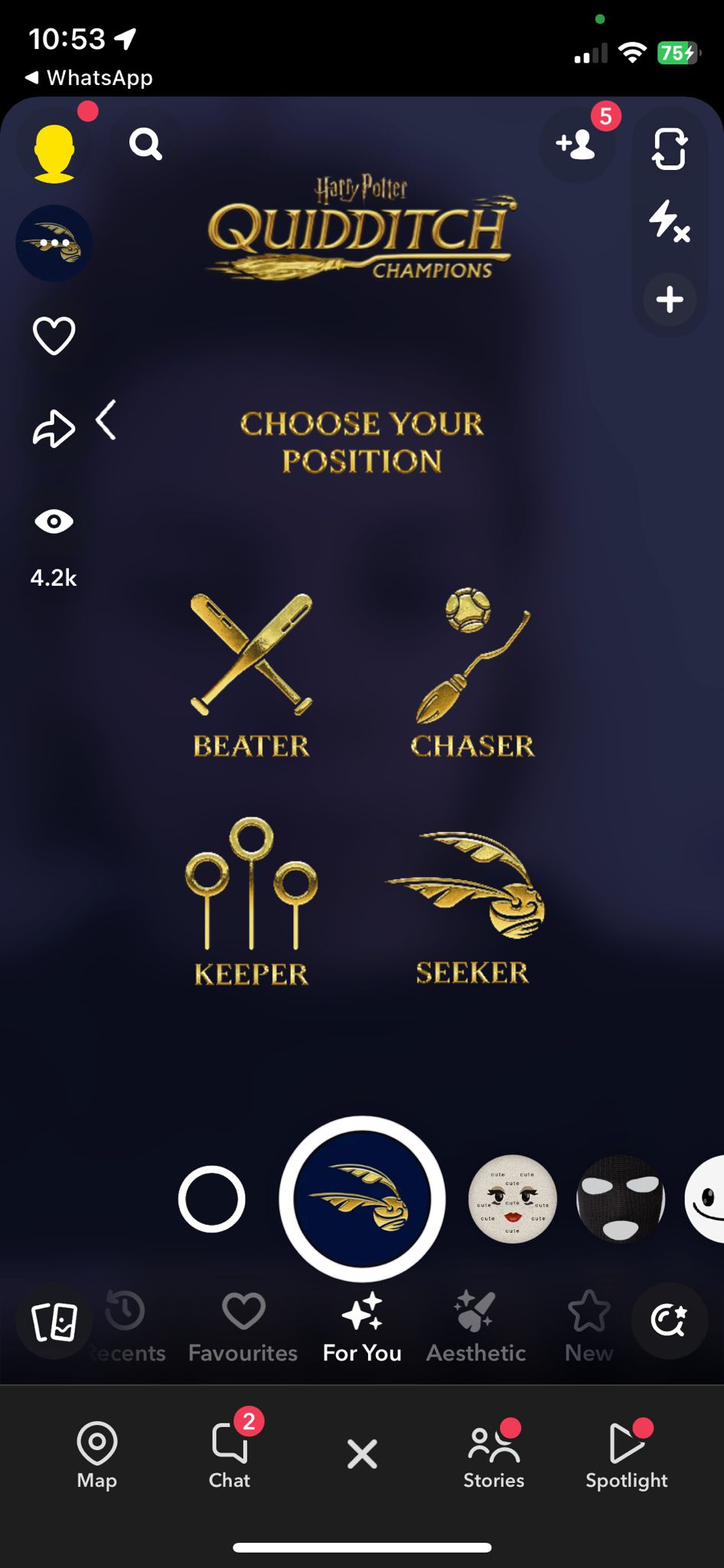 Snapchat-Filter-Quidditch-Champions-Preview