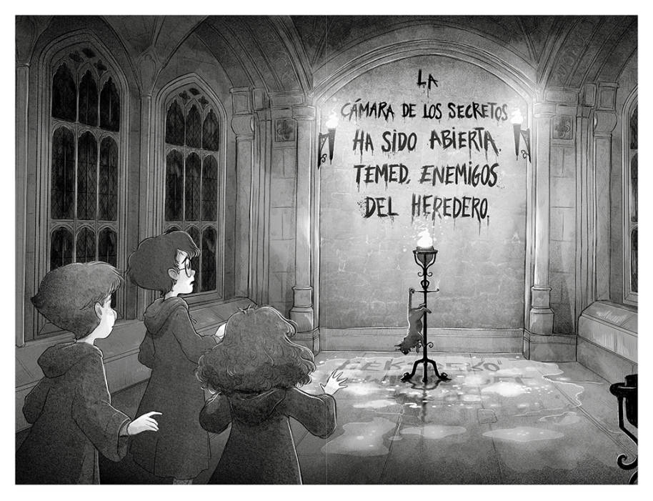 xavier-bonet-illustrations-chamber-of-secrets-grafitti